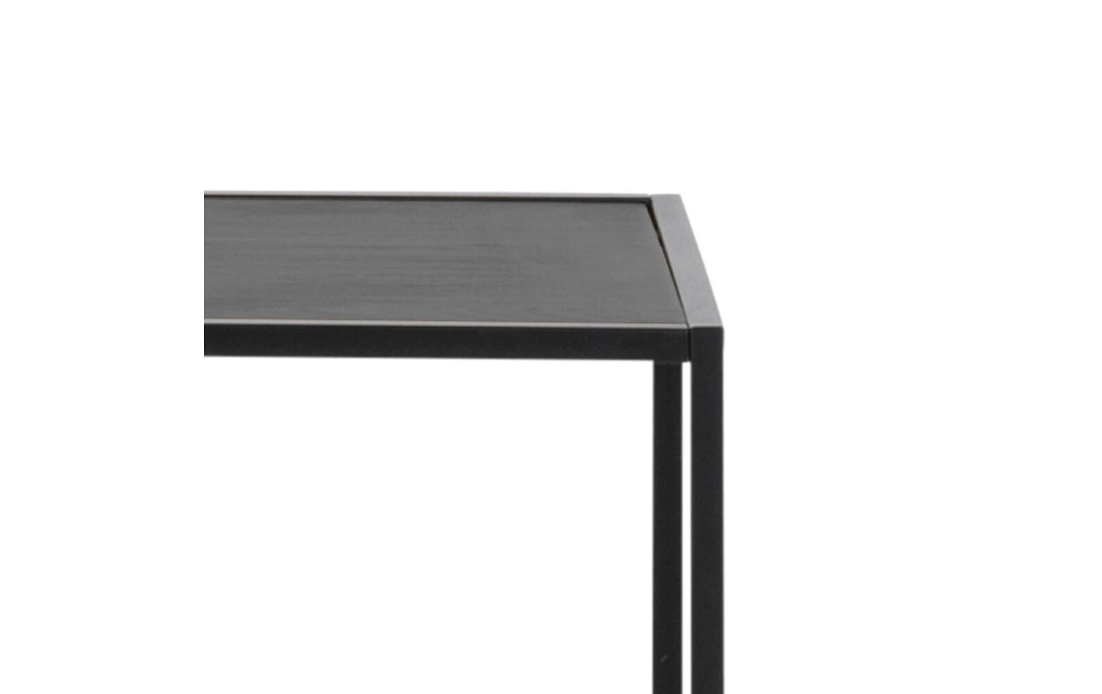 Regal Seaford 114 x 35 x 185 cm, Schwarz - MEGART