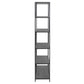 Regal Seaford 114 x 35 x 185 cm, Schwarz - MEGART