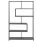 Regal Seaford 114 x 35 x 185 cm, Schwarz - MEGART