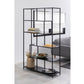 Regal Seaford 114 x 35 x 185 cm, Schwarz - MEGART