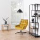 Regal Seaford 77 x 35 x 185 cm, Schwarz - MEGART