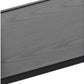 Regal Seaford 77 x 35 x 185 cm, Schwarz - MEGART