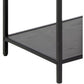 Regal Seaford 77 x 35 x 185 cm, Schwarz - MEGART