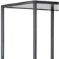 Regal Seaford 77 x 35 x 185 cm, Schwarz - MEGART