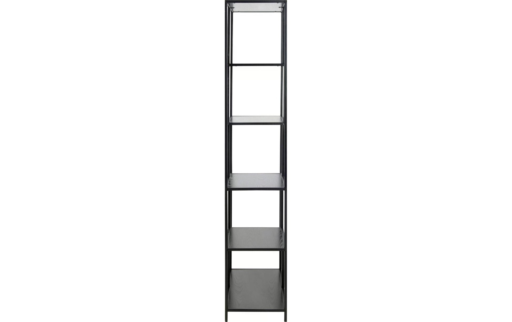Regal Seaford 77 x 35 x 185 cm, Schwarz - MEGART