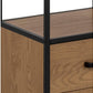 Regal Seaford 42 x 35 x 185 cm, Eiche - MEGART