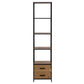 Regal Seaford 42 x 35 x 185 cm, Eiche - MEGART