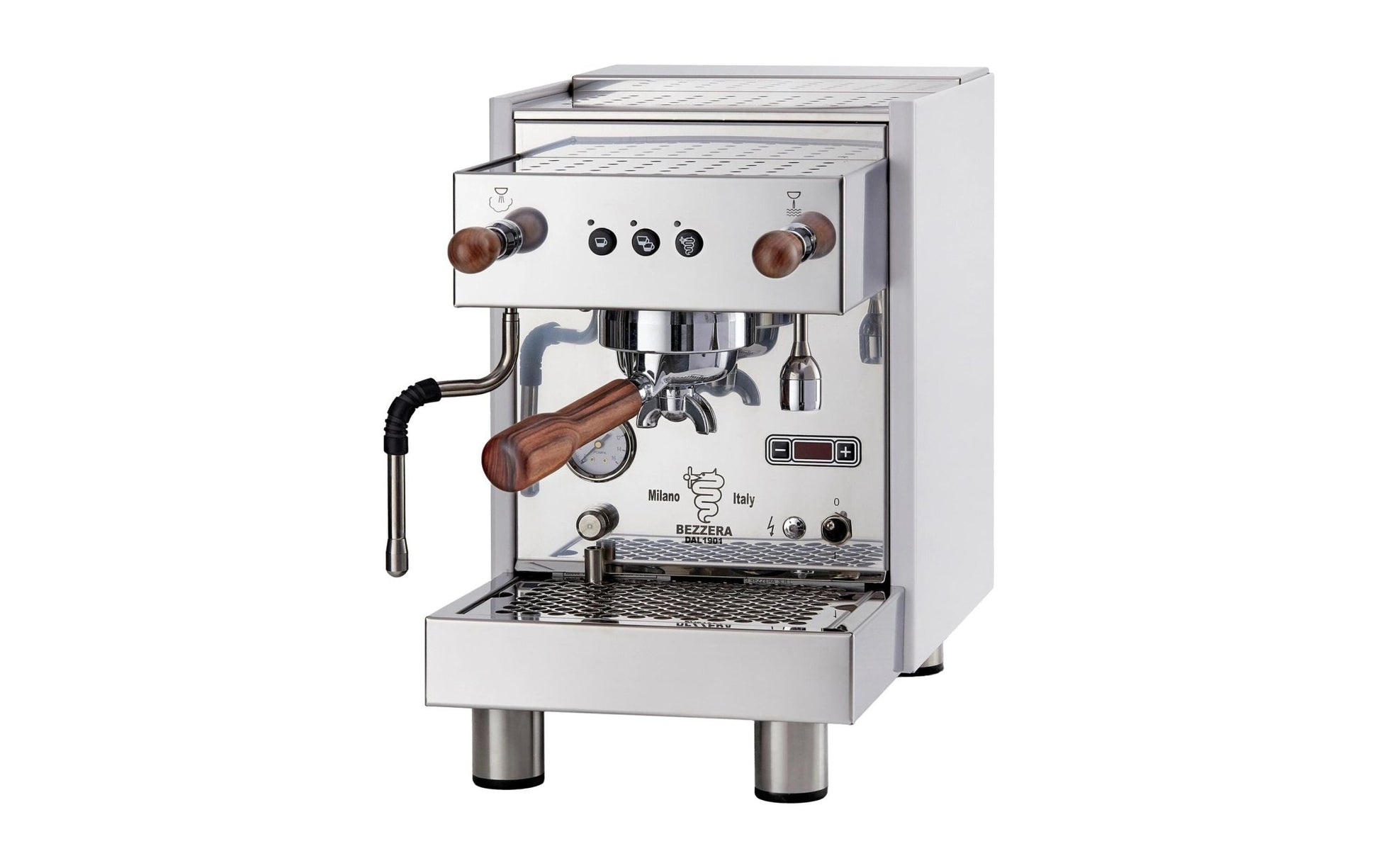 Siebträgermaschine Crema DE/PID Silber - MEGART