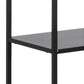 Regal Newcastle 69,5 x 30 x 185 cm, Schwarz - MEGART
