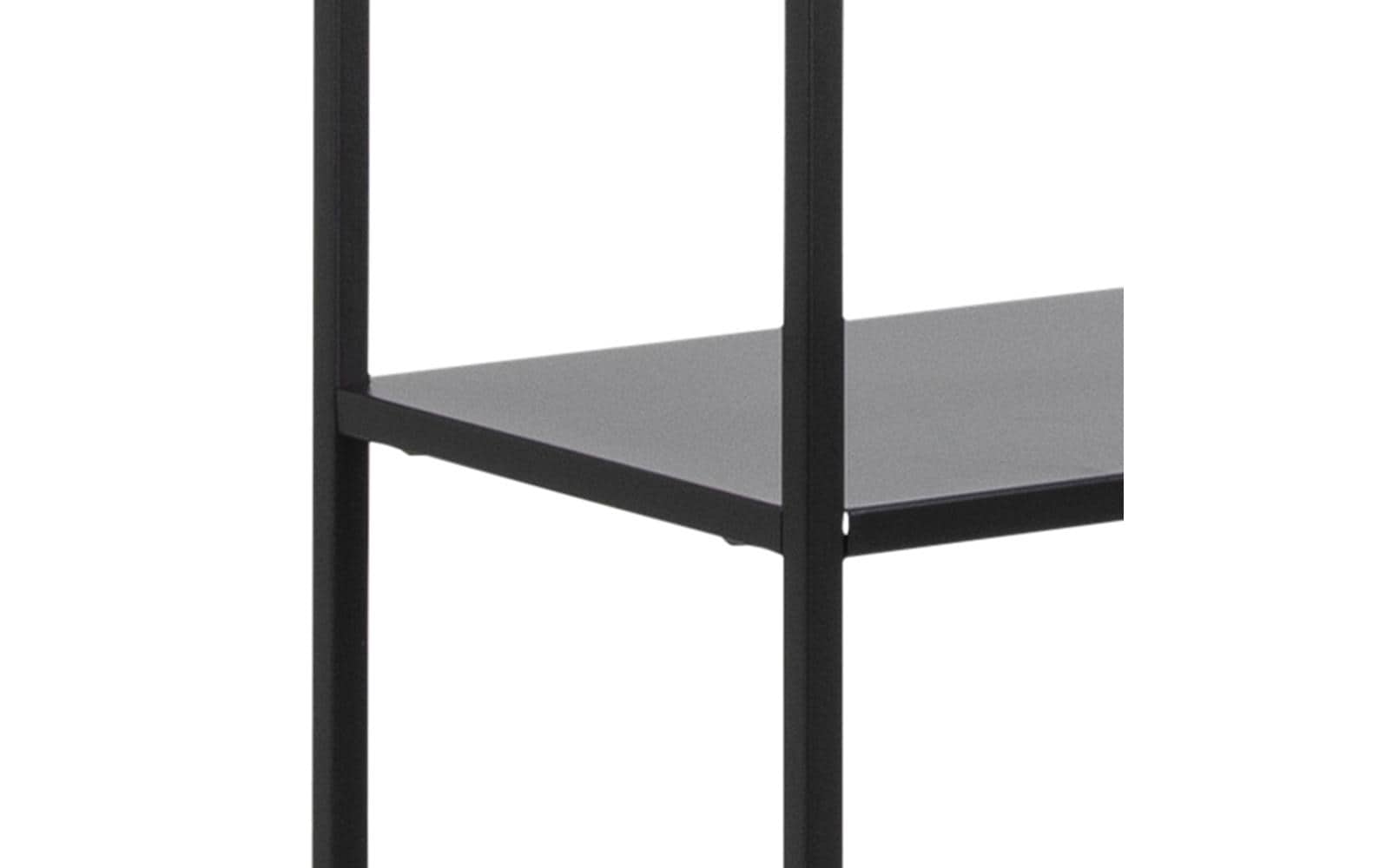 Regal Newcastle 69,5 x 30 x 185 cm, Schwarz - MEGART