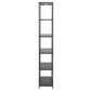 Regal Newcastle 69,5 x 30 x 185 cm, Schwarz - MEGART