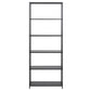 Regal Newcastle 69,5 x 30 x 185 cm, Schwarz - MEGART
