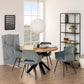 Regal Newcastle 69,5 x 30 x 185 cm, Schwarz - MEGART