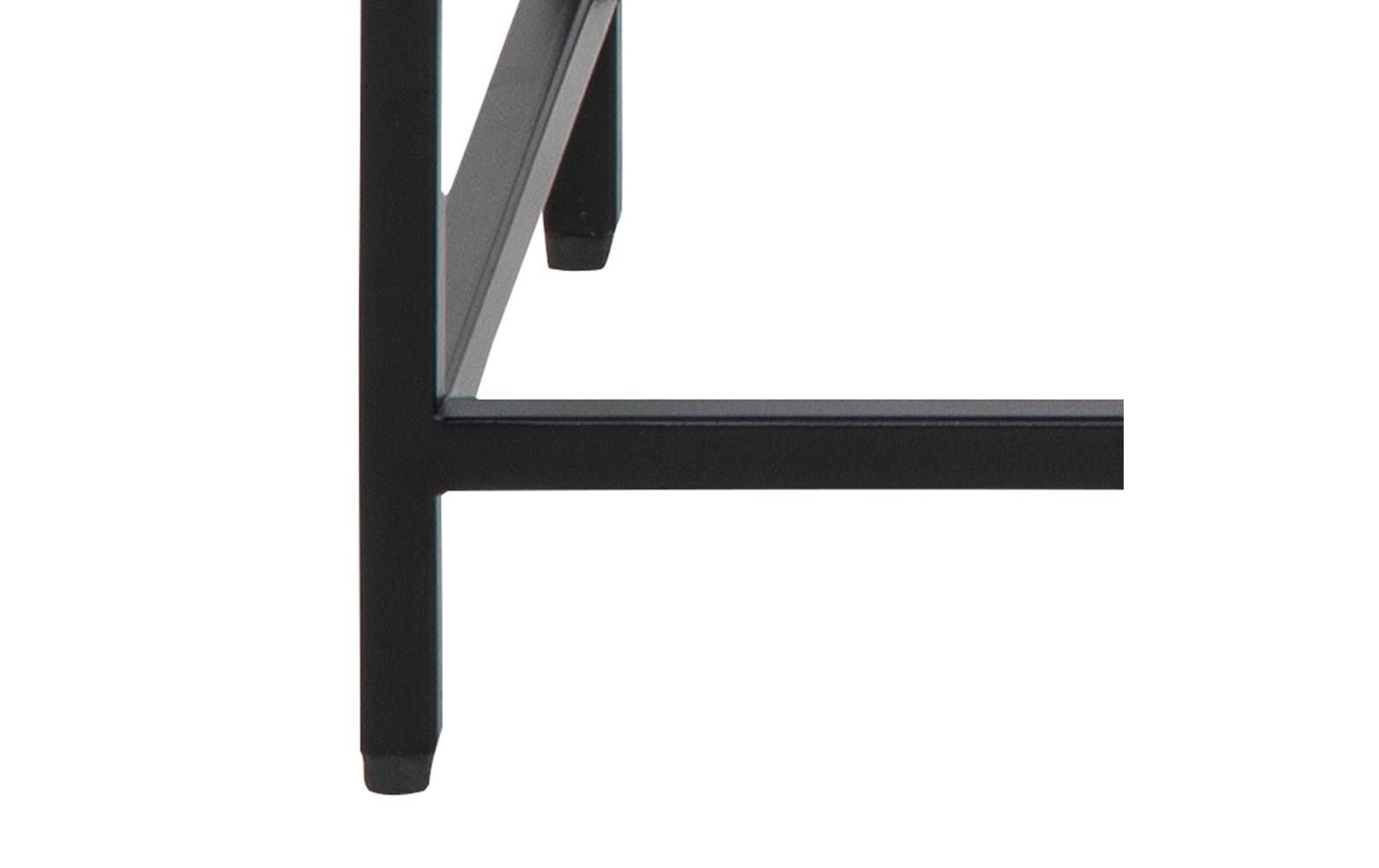 Konsolentisch Newcastle 100 x 35 x 79 cm, Schwarz - MEGART