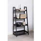 Regal Wally 63 x 40 x 130 cm, Schwarz - MEGART