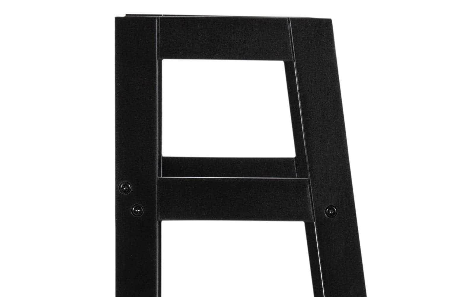 Regal Wally 63 x 40 x 130 cm, Schwarz - MEGART