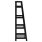 Regal Wally 63 x 40 x 130 cm, Schwarz - MEGART