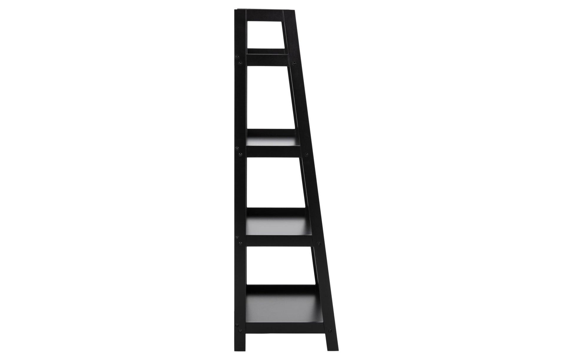 Regal Wally 63 x 40 x 130 cm, Schwarz - MEGART
