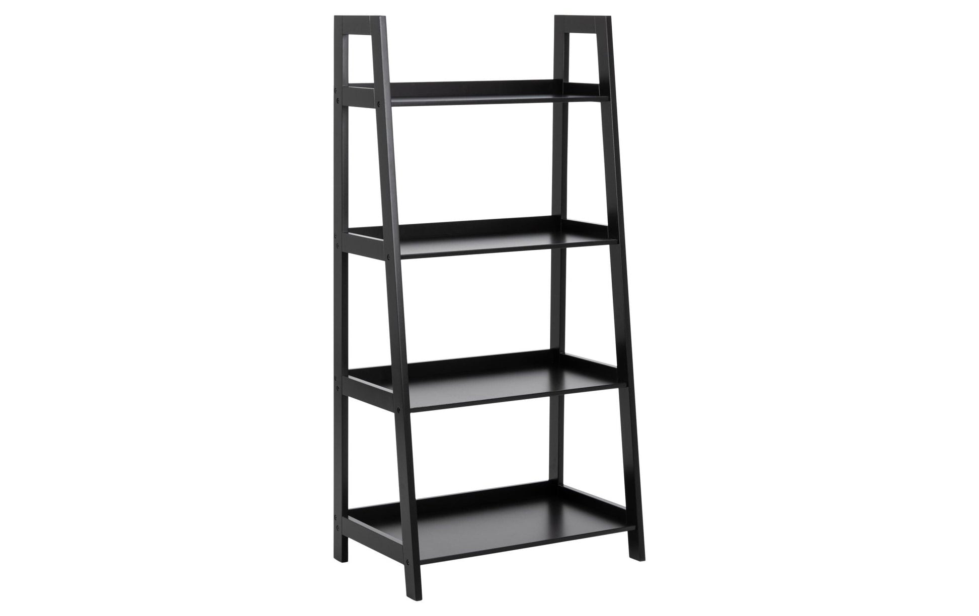 Regal Wally 63 x 40 x 130 cm, Schwarz - MEGART