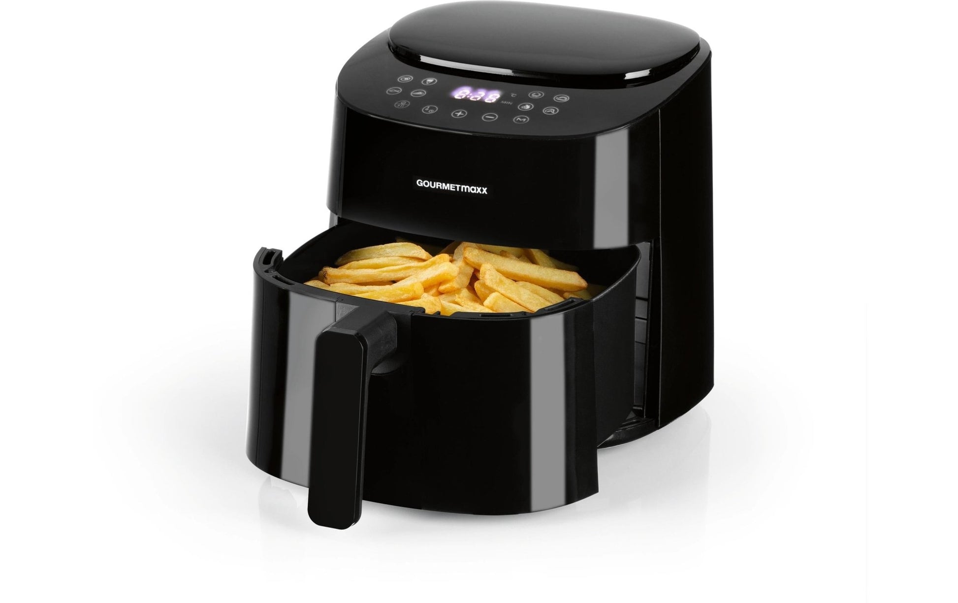 Heissluft - Fritteuse Digital Schwarz - MEGART