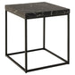 Beistelltisch Barossa 40 x 40 x 45 cm, Schwarz - MEGART
