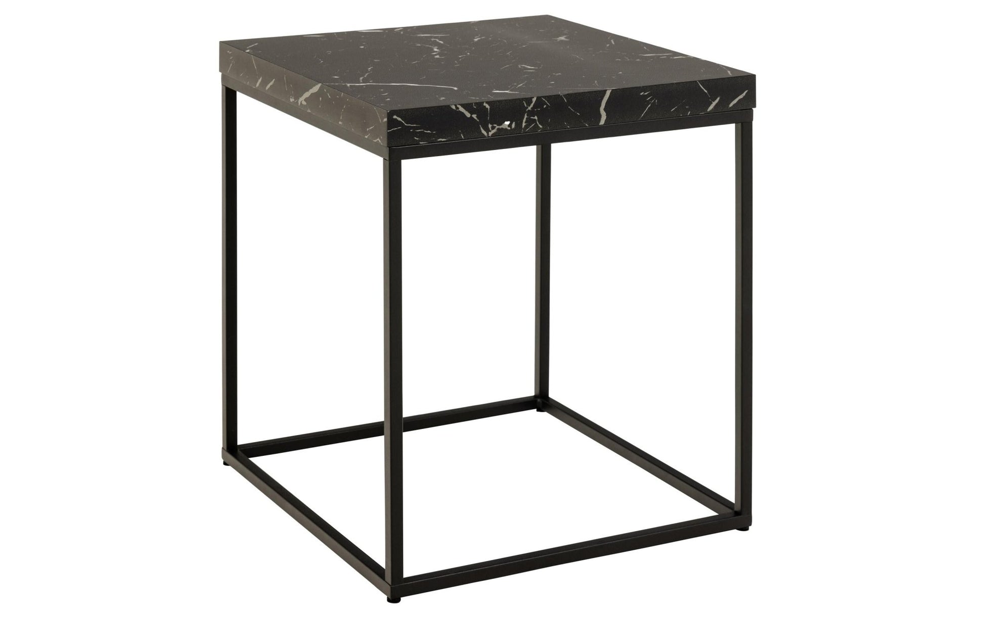 Beistelltisch Barossa 40 x 40 x 45 cm, Schwarz - MEGART