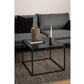 Couchtisch Barossa 60 x 60 x 45 cm, Schwarz - MEGART