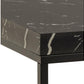 Couchtisch Barossa 60 x 60 x 45 cm, Schwarz - MEGART