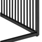 Beistelltisch Strington 40 x 40 x 42 cm, Braun/Schwarz - MEGART