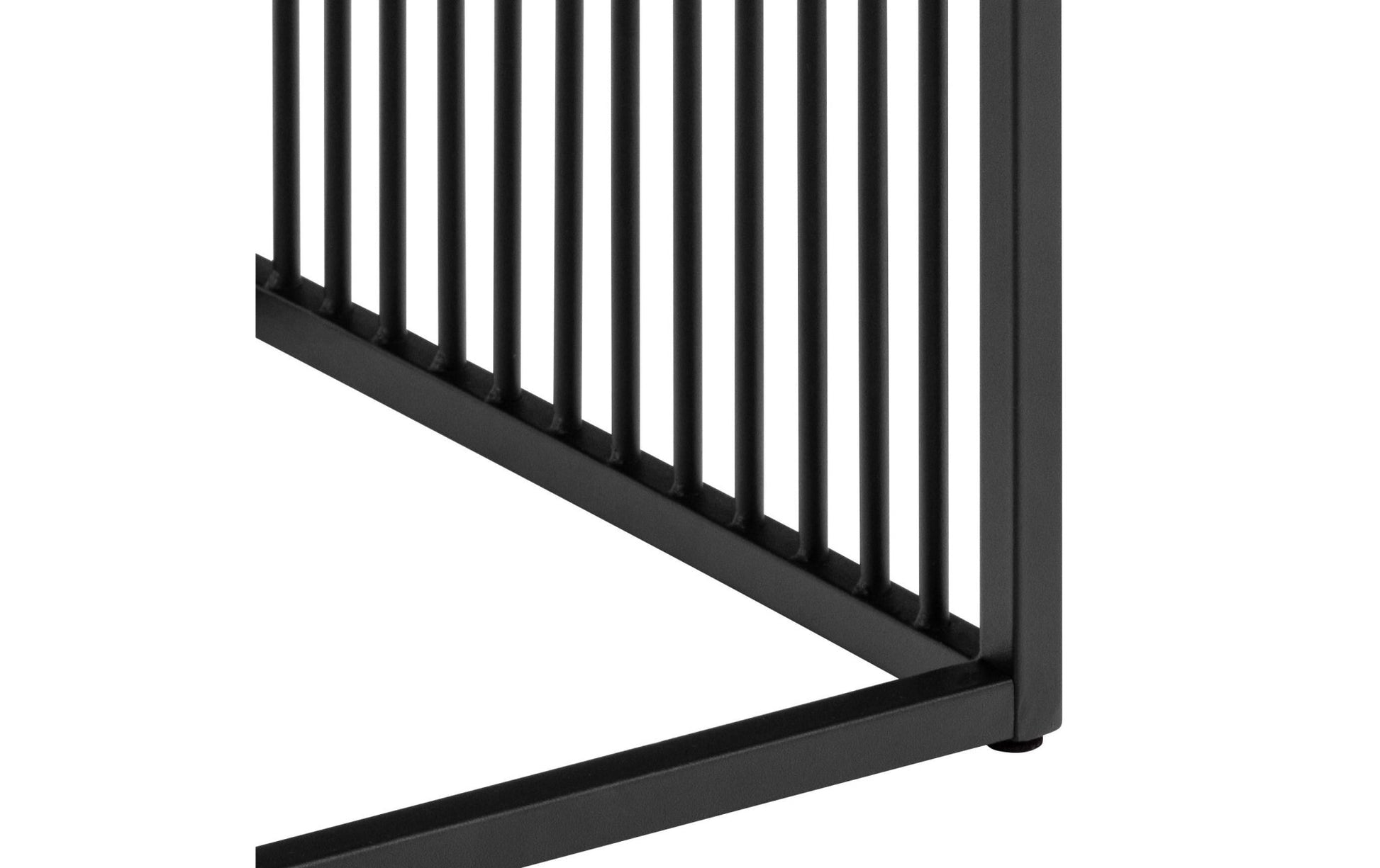 Beistelltisch Strington 40 x 40 x 42 cm, Braun/Schwarz - MEGART