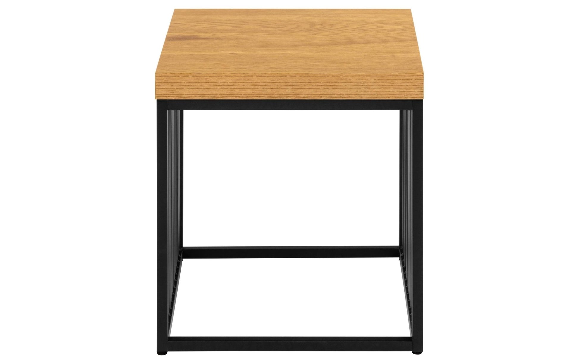 Beistelltisch Strington 40 x 40 x 42 cm, Braun/Schwarz - MEGART