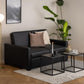 Beistelltisch Strington 40 x 40 x 42 cm, Schwarz - MEGART