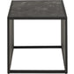 Beistelltisch Strington 40 x 40 x 42 cm, Schwarz - MEGART