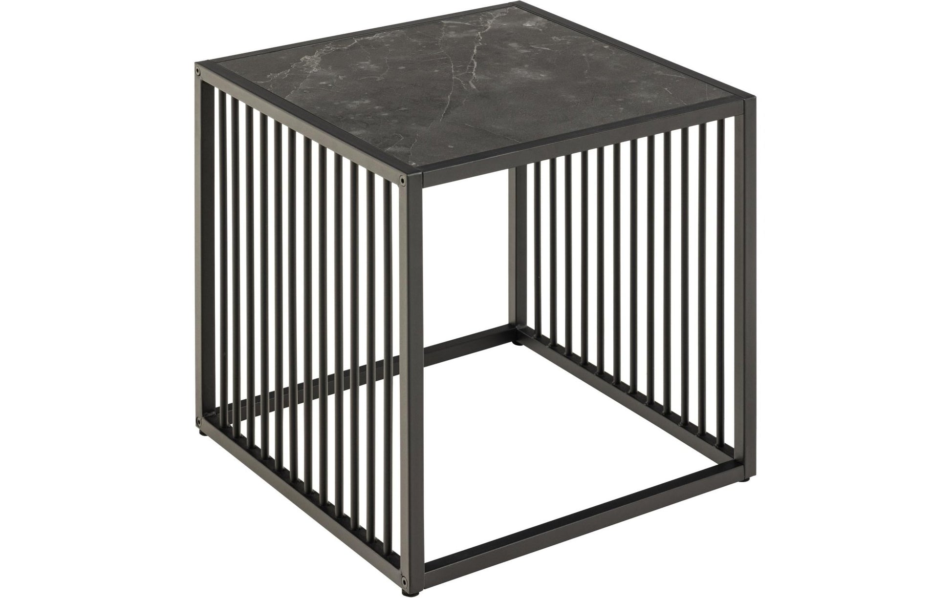 Beistelltisch Strington 40 x 40 x 42 cm, Schwarz - MEGART