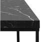Couchtisch Barossa 110 x 55 x 45 cm, Schwarz - MEGART