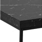Couchtisch Barossa 110 x 55 x 45 cm, Schwarz - MEGART