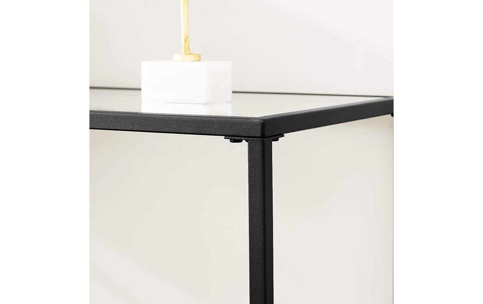 Konsolentisch 100 x 35 x 80 cm, Schwarz - MEGART