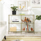 Konsolentisch 100 x 30 x 73 cm, Gold - MEGART