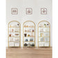 Regal 30.2 x 83 x 1 cm, Gold - MEGART