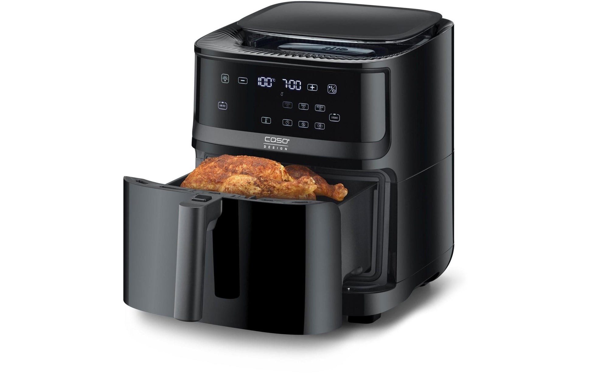 Heissluft - Fritteuse AirFry & Steam 700 1.3 kg, Schwarz - MEGART