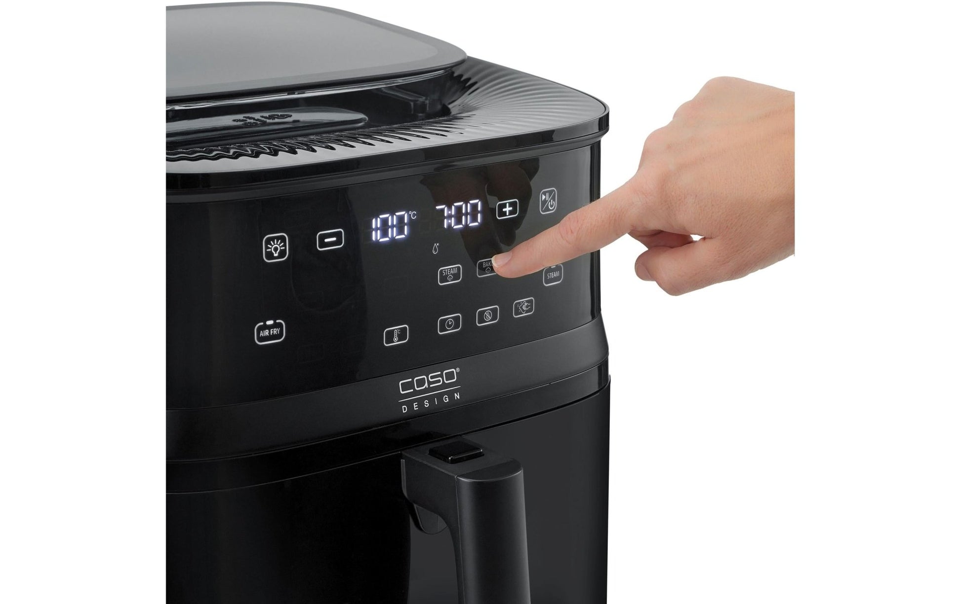 Heissluft - Fritteuse AirFry & Steam 700 1.3 kg, Schwarz - MEGART