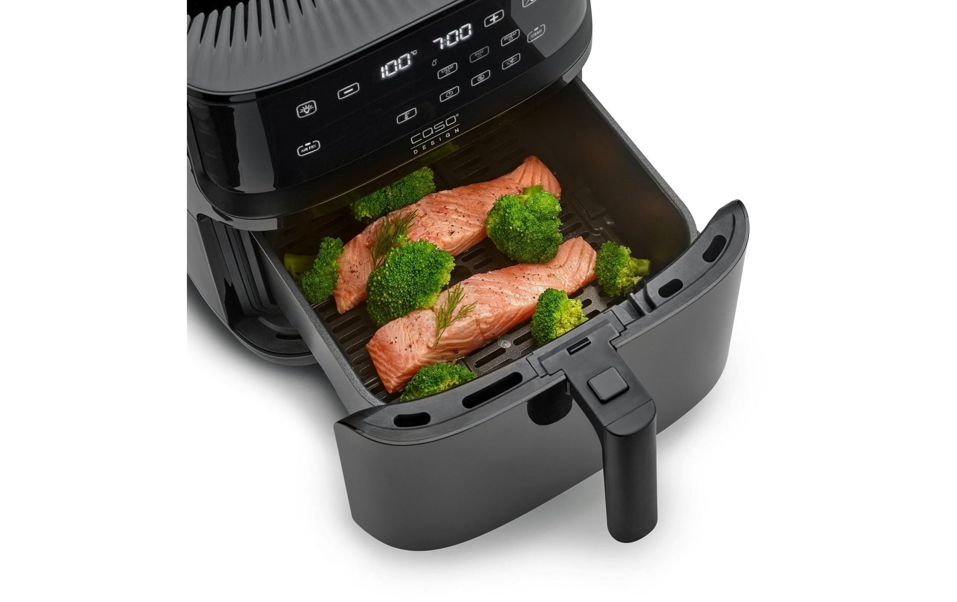 Heissluft - Fritteuse AirFry & Steam 700 1.3 kg, Schwarz - MEGART