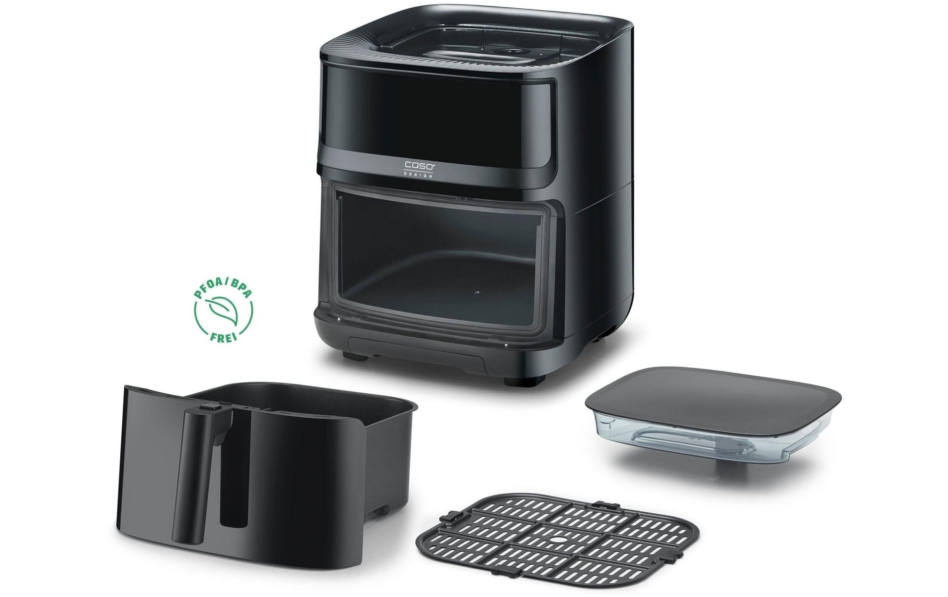 Heissluft - Fritteuse AirFry & Steam 700 1.3 kg, Schwarz - MEGART