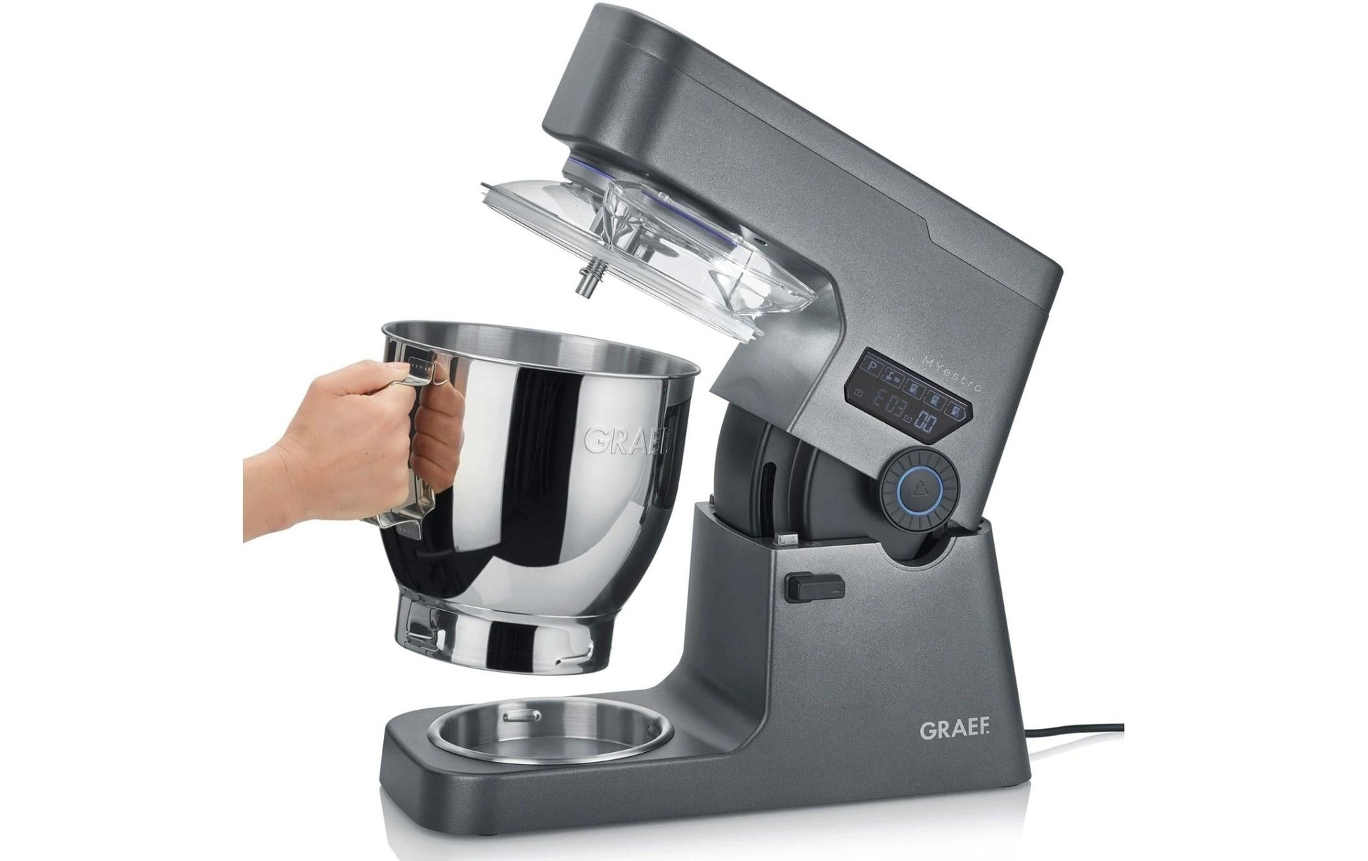 Küchenmaschine MYestro KM7016 Grau - MEGART