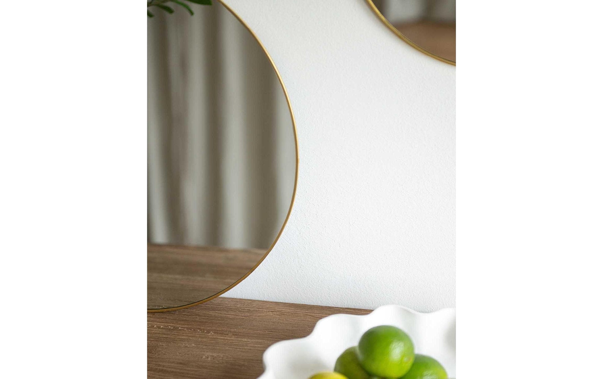 Spiegel Ø 40 cm, Gold - MEGART