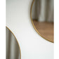 Spiegel Ø 30 cm, Gold - MEGART
