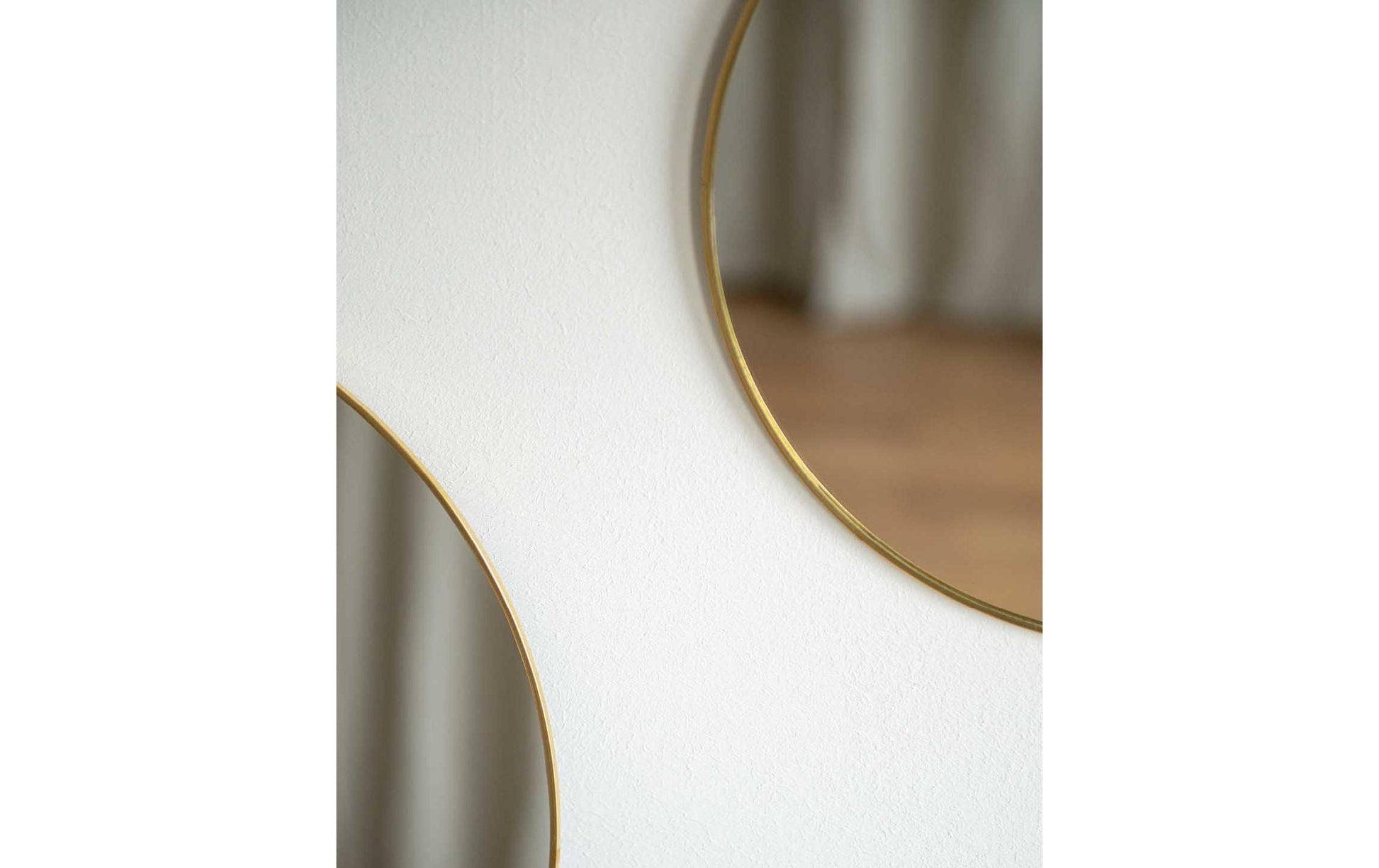 Spiegel Ø 30 cm, Gold - MEGART