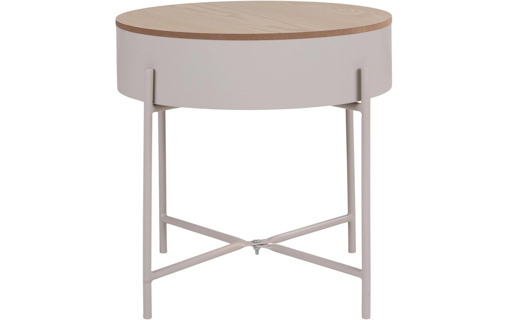 Beistelltisch Sisco Beige/Hellgrau - MEGART