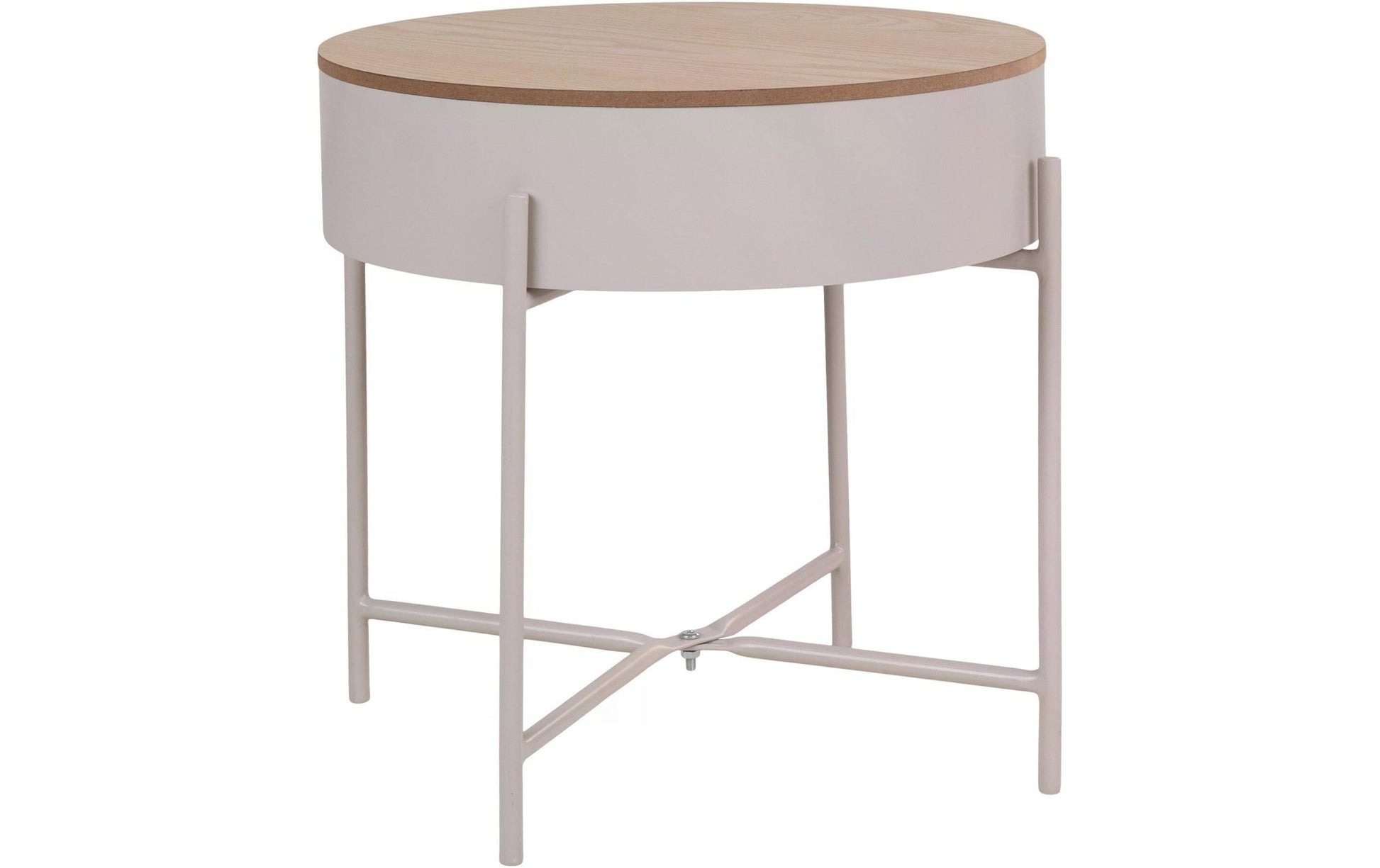 Beistelltisch Sisco Beige/Hellgrau - MEGART