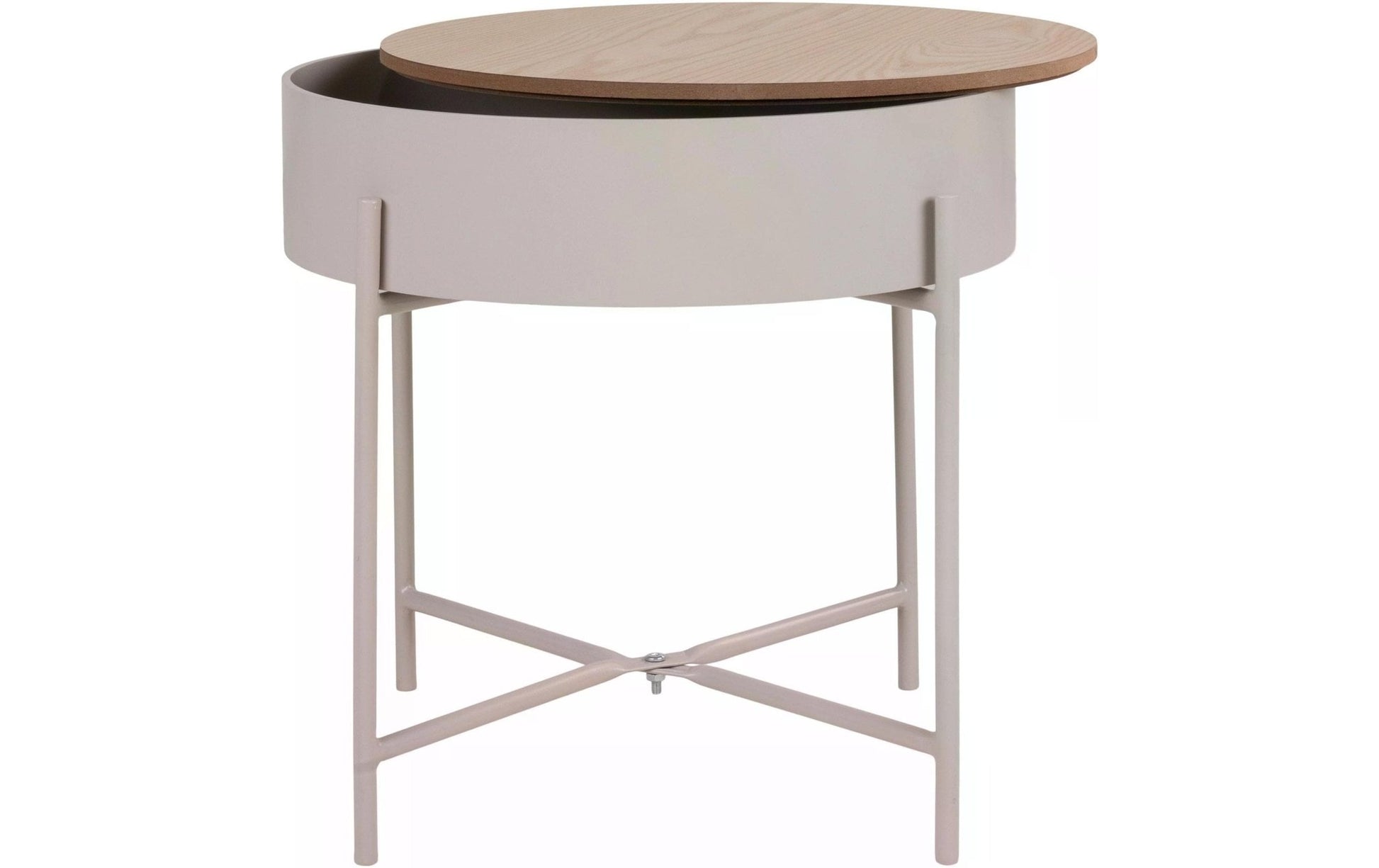 Beistelltisch Sisco Beige/Hellgrau - MEGART